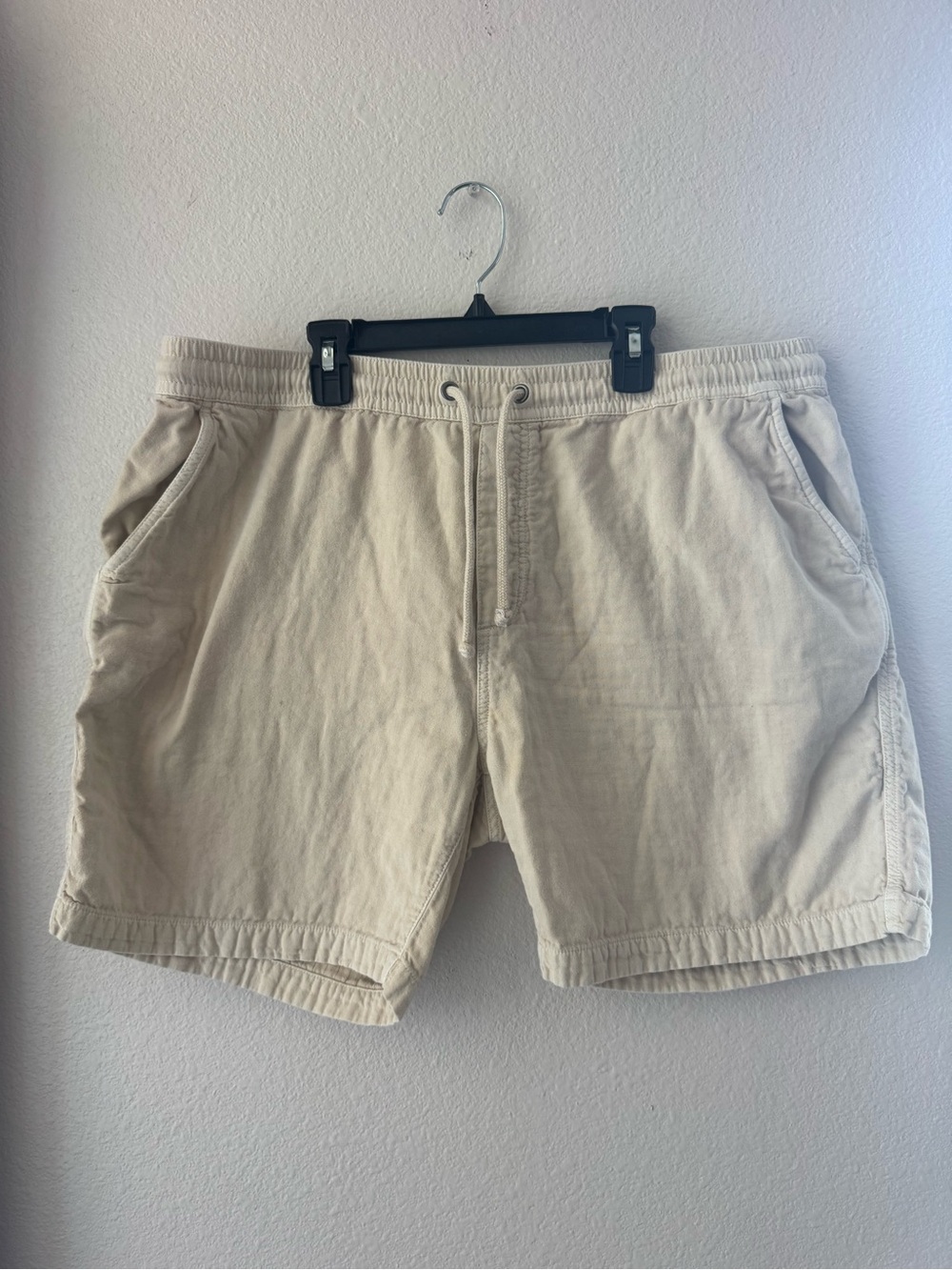 Marine Layer Natural Drawstring Shorts XL Beachy Summer Vibes